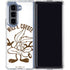 Looney Tunes Wile E Coyote Big Head Galaxy Z Fold5 5G Clear Case